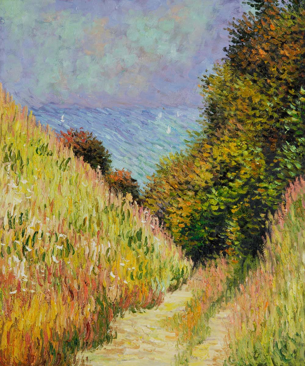 Chemin De La Cavee Pourville by Claude Monet